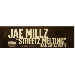 Jae Millz Streetz Melting USED VINYL 12INCH PROMO