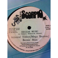 Admiral Tibet / Mega Banton / Beenie Man Reggae Music USED VINYL 12INCH 45 RPM