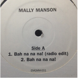 Mally Manson Bah Na Na Na! USED VINYL 12INCH SINGLE