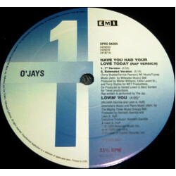 The O'Jays Have You Had Your Love Today Vinyl 12" USED