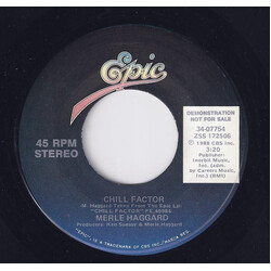 Merle Haggard Chill Factor USED VINYL 7INCH 45 RPM PROMO