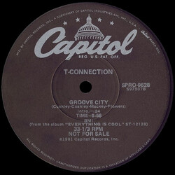 T-Connection Groove City USED VINYL 12INCH PROMO