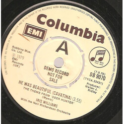 Iris Williams / Neil Richardson And His Orchestra He Was Beautiful (Cavatina) USED VINYL 7INCH SINGLE PROMO