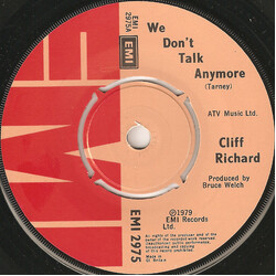 Cliff Richard We Don't Talk Anymore USED VINYL 7INCH 45 RPM SINGLE
