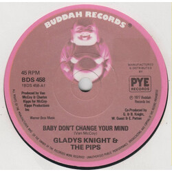 Gladys Knight And The Pips Baby, Don't Change Your Mind  VINYL 7" USED