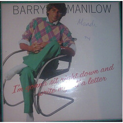 Barry Manilow I'm Gonna Sit Right Down And Write Myself A Letter USED VINYL 7INCH 45 RPM