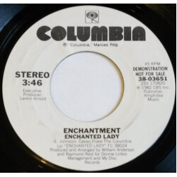 Enchantment Enchanted Lady USED VINYL 7INCH 45 RPM SINGLE PROMO STEREO