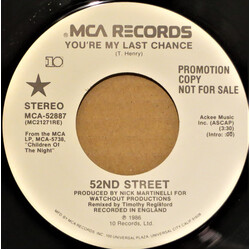 52nd Street You're My Last Chance USED VINYL 7INCH SINGLE 45 RPM PROMO
