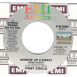 First Circle Workin' Up A Sweat Vinyl 7" USED