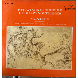 Igor Stravinsky / Claude Debussy / Pierre Monteux / Orchestre De La Société Des Concerts Du Conservatoire / Boston Symphony Orchestra Firebird / Noctu