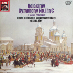 Mily Balakirev / Anatoly Liadov / City Of Birmingham Symphony Orchestra / Neeme Järvi Symphony No. 1 In C / Polonaise Vinyl LP USED