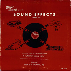 No Artist Sound Effects Volume 10 Vinyl LP USED