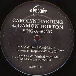 Carolyn Harding / Damon Horton Sing A Song USED VINYL 12INCH PROMO 33 S RPM
