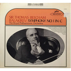Sir Thomas Beecham / Mily Balakirev / The Royal Philharmonic Orchestra Symphony No. 1 In C Vinyl LP USED