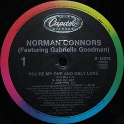 Norman Connors / Gabrielle Goodman You're My One And Only Love USED VINYL 12INCH 33 S RPM