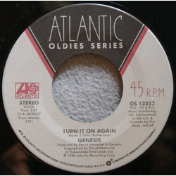 Genesis Turn It On Again / Misunderstanding USED VINYL 7INCH 45 RPM SINGLE STEREO