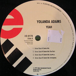 Yolanda Adams Yeah USED VINYL 12INCH 33 S RPM PROMO