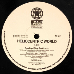 Heliocentric World Spiritual Sky USED VINYL 12INCH 45 RPM