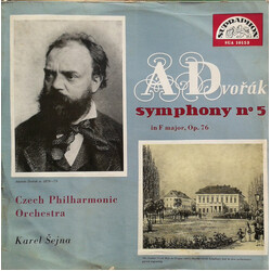 Antonín Dvořák / Bedřich Smetana / The Czech Philharmonic Orchestra / Karel Šejna / Jarmil Burghauser Symphony No. 5 In F Major, Op.76 / Shakespeare F