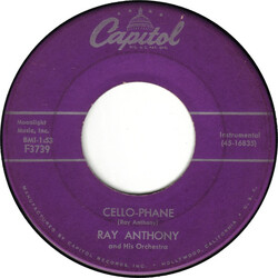 Ray Anthony & His Orchestra Cello-Phane / The Lonely Trumpet USED VINYL 7INCH 45 RPM