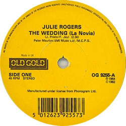 Julie Rogers / Stuart Gillies The Wedding (La Novia) / Amanda Vinyl 7" USED