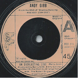 Andy Gibb An Everlasting Love USED VINYL 7INCH 45 RPM SINGLE