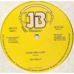 Pat Kelly / Trinity (4) I Love And I Lost / In The Mood USED VINYL 12INCH 45 RPM SINGLE