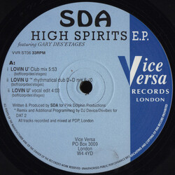 SDA High Spirits E.P. VINYL 12" USED