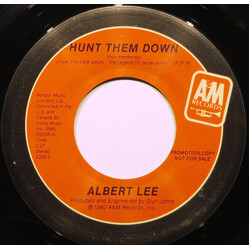 Albert Lee Hunt Them Down USED VINYL 7INCH 45 RPM PROMO STEREO