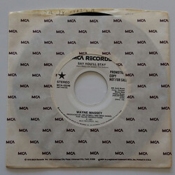 Wayne Massey Say You'll Stay USED VINYL 7INCH 45 RPM PROMO