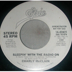 Charly McClain Sleepin' With The Radio On USED VINYL 7INCH 45 RPM PROMO