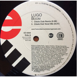 Richard Lugo Boom USED VINYL 12INCH 33 S RPM PROMO