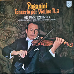 Niccolò Paganini / Henryk Szeryng / The London Symphony Orchestra / Alexander Gibson Concerto Per Violino N. 3 Vinyl LP USED