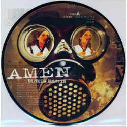 Amen (2) The Price Of Reality USED VINYL 7INCH 45 RPM SINGLE PICTURE DISC