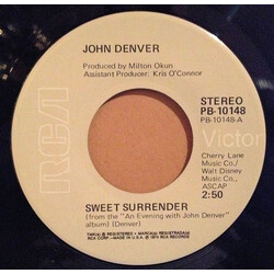 John Denver Sweet Surrender USED VINYL 7INCH 45 RPM SINGLE