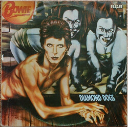 David Bowie Diamond Dogs Vinyl LP USED