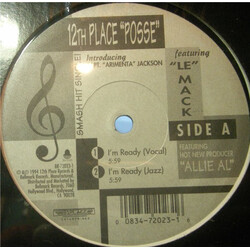12th Place "Posse" I'm Ready / Come Close USED VINYL 12INCH 33 S RPM