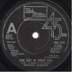 Michael Jackson One Day In Your Life USED VINYL 7INCH 45 RPM SINGLE REISSUE