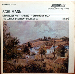 Robert Schumann / The London Symphony Orchestra / Josef Krips Symphony No. 1 "Spring" / Symphony No. 4 Vinyl LP USED