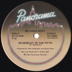 Belinda West Seabiscuit In The Fifth / Easy VINYL 12" USED