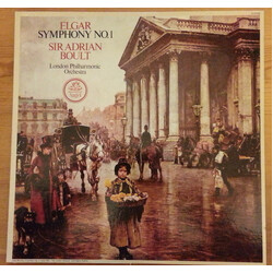 Sir Edward Elgar / Sir Adrian Boult / The London Philharmonic Orchestra Symphony No. 1 In A Flat, Op. 55 Vinyl LP USED
