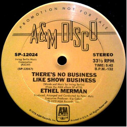 Ethel Merman There's No Business Like Show Business USED VINYL 12INCH 33 S RPM PROMO