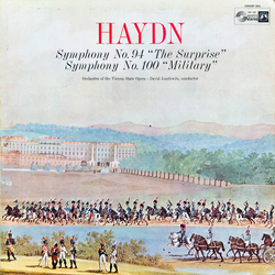 Joseph Haydn / Orchester Der Wiener Staatsoper / David Josefowitz Symphony No. 94 (Surprise) / Symphony No. 100 (Military) Vinyl LP USED
