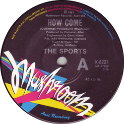 The Sports How Come Vinyl 7" USED