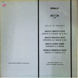 Johann Christian Bach / Johann Sebastian Bach / Johann Ludwig Krebs / Wilhelm Friedemann Bach / Huguette Dreyfus / Luciano Sgrizzi Music For Two Harps