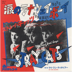 Stray Cats Runaway Boys USED VINYL 7INCH 45 RPM SINGLE STEREO