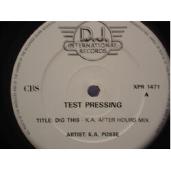 K.A. Posse Dig This USED VINYL 12INCH TEST PRESSING 45 RPM