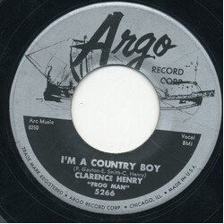 Clarence "Frogman" Henry I'm A Country Boy USED VINYL 7INCH 45 RPM