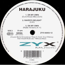 Harajuku On My Own USED VINYL 12INCH