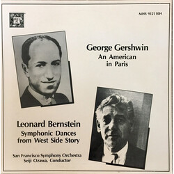 George Gershwin / Leonard Bernstein / San Francisco Symphony / Seiji Ozawa An American In Paris / West Side Story: Symphonic Dances Vinyl LP USED